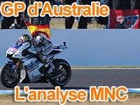 Analyse et déclarations du Moto GP en Australie