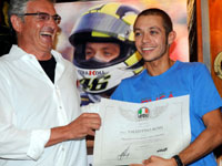 Rossi président d'honneur des casques AGV