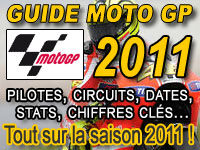 Guide Moto GP : tout ce qu'il faut savoir sur la saison 2011 !