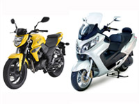 Sym lance un roadster 125 et un maxi-scooter 400 et 600