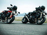 La Triumph Street Triple voit rouge en 2010 !