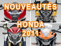 Les nouvelles Honda CB et CBR de 2011 débarquent !