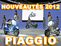 Piaggio se remet au deux-roues en 2012 avec le X10