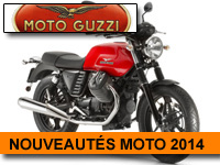 Les nouvelles Moto Guzzi 2014 au salon de Paris