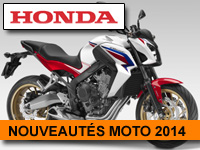 Les nouvelles motos Honda 2014 au salon de Paris