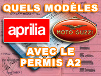 9 modèles Aprilia et Moto Guzzi pour les détenteurs du permis A2