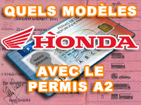 11 modèles Honda pour les détenteurs du permis A2
