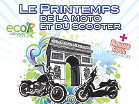 Printemps de la moto et du scooter avenue de la Grande Armée