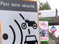 Trois panneaux radars déjà supprimés à Paris