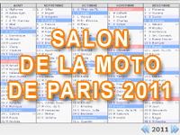 Salon de la moto de Paris : du 30 novembre au 4 décembre 2011