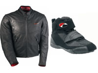 Blouson Maddox et chaussures Riley : sobres et racing
