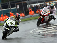 Racing in the rain...