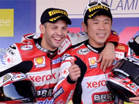 Haga et Fabrizio restent chez Ducati l'an prochain