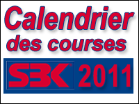 Calendrier du Mondial Superbike 2011