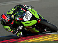 Sykes survole les essais à Aragon