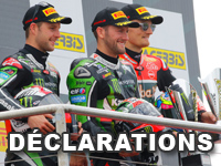 Déclarations des pilotes World Superbike à Donington Park