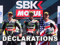 Déclarations des pilotes World Superbike à Laguna Seca