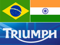 Triumph s'attaque aux marchés moto brésilien et indien