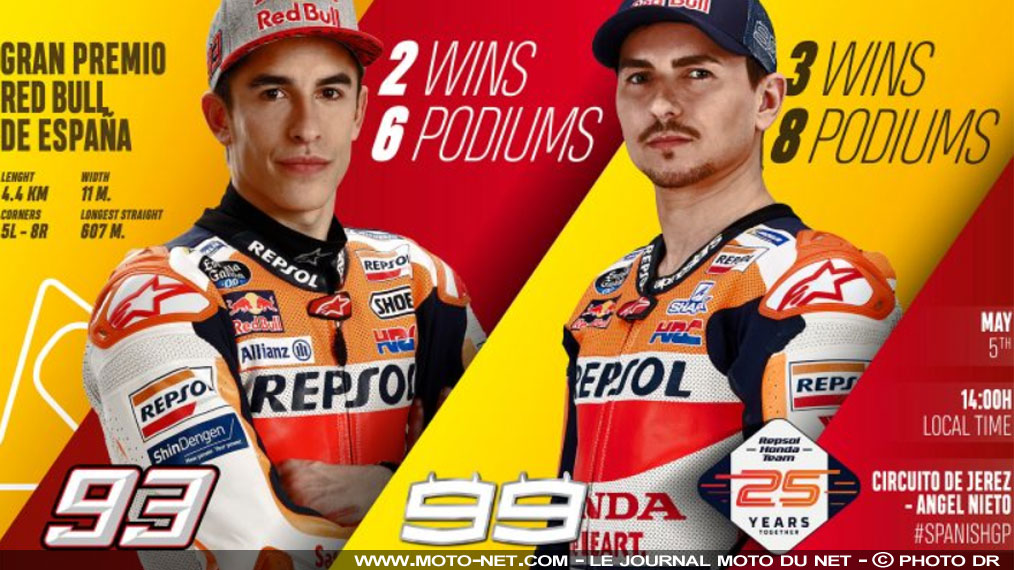 GP d'Espagne - Essais FP1 : les Honda de Marquez et Lorenzo devant