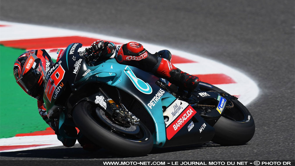 Quartararo domine les essais FP3, Zarco manque de peu les QP2