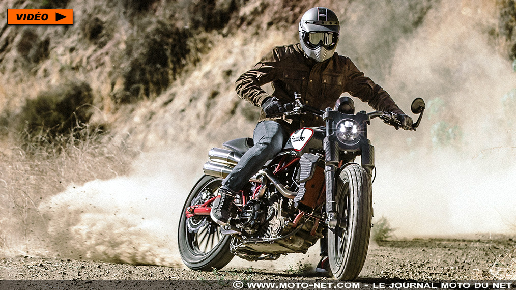 FTR1200 Custom : la Scout Indian sur la piste des scramblers...