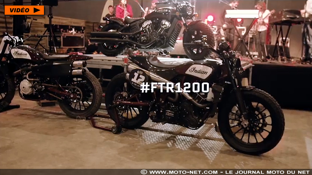 Nouveauté Indian 2019 : la FTR1200 est dans les starting-blocks