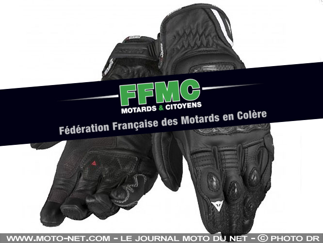 La FFMC contre les gants obligatoires à moto