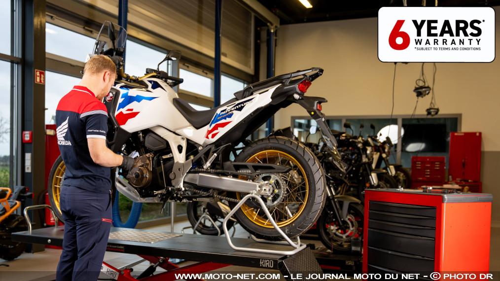 Honda étend sa garantie à 6 ans sur ses motos et scooters 