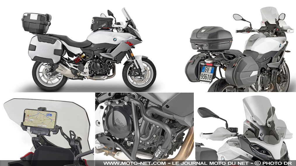 Givi fait le plein d'équipements moto pour la BMW F900XR