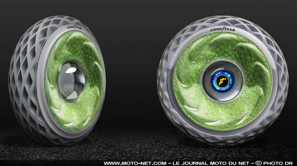 Oxygene, le concept de pneu Goodyear écologique et connecté 