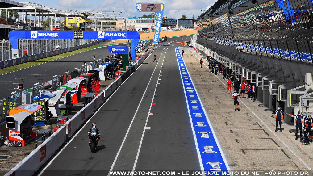 Le Grand Prix de France MotoGP 2021 sans public, nulle part