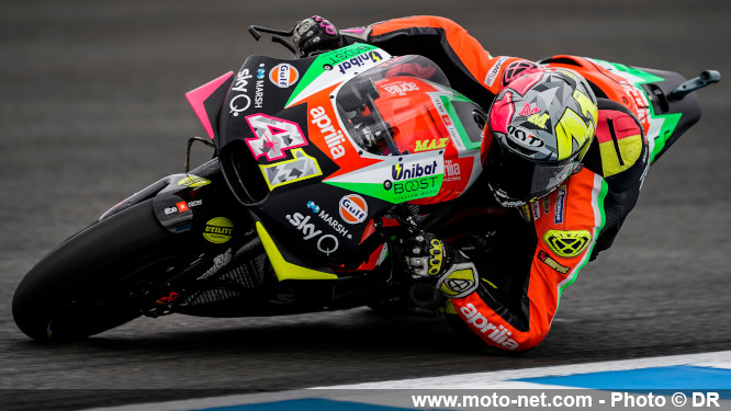 Les objectifs d'Aleix Espargaro et Andrea Iannone (Aprilia) au GP de France MotoGP 2019