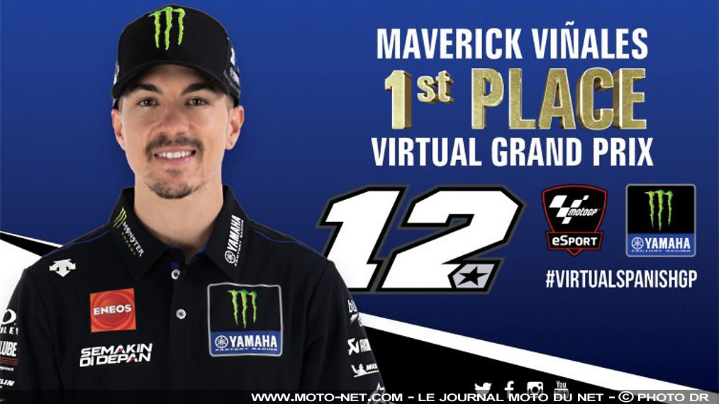 Viñales remporte le Grand Prix virtuel d'Espagne