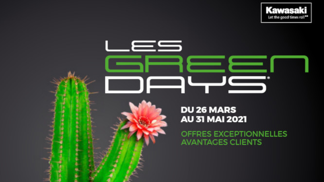 Opération Green Days 2021 chez les concessionnaires Kawasaki