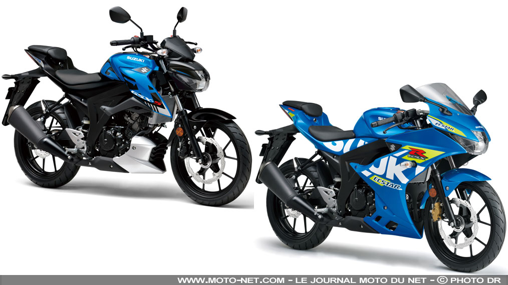 Les Suzuki GSX-S125 et GSX-R125 conformes à Euro5 pour 2022