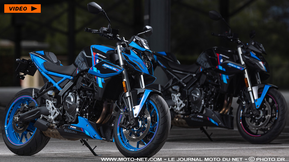 Le roadster GSX-8S se dote d'un pack Team Suzuki