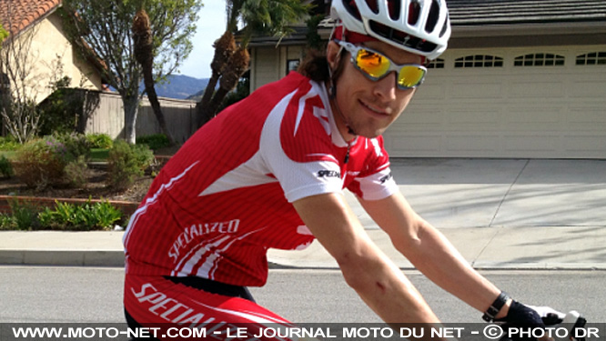 Nicky Hayden grièvement blessé dans un accident de vélo