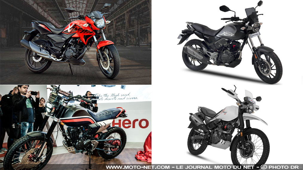 Trois nouveautés et quatre concepts de motos de 200 cc chez Hero 