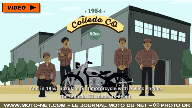 [Vidéo] Petite histoire de la Colleda CO, première moto Suzuki