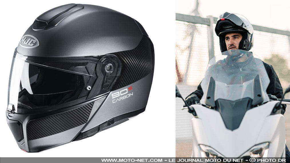 Nouveau casque moto HJC RPHA 90S Carbon Luve