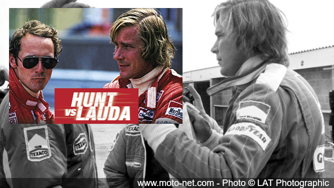Hommage des motards au pilote de F1 Niki Lauda