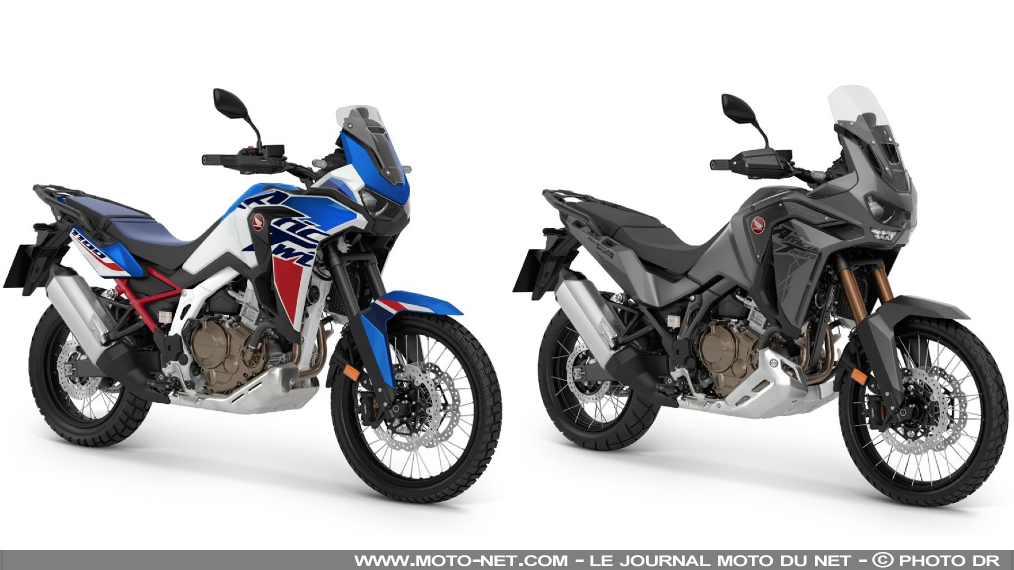 CRF1100L Africa Twin 2023 : nouveaux coloris pour le maxitrail Honda