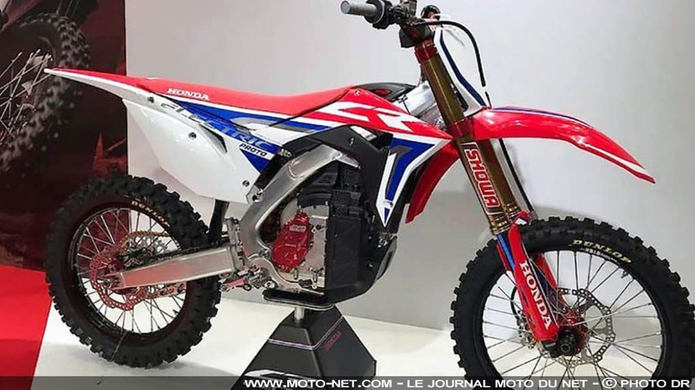 Honda présente un prototype de motocross CR électrique