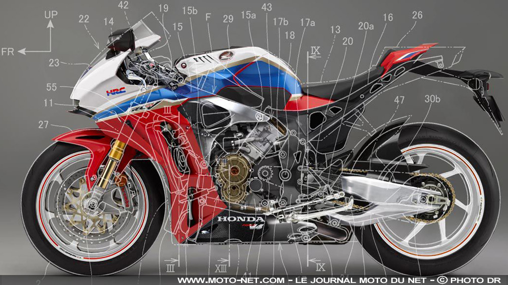 RVF1000 : Honda planche sur sa future moto Superbike à moteur V4