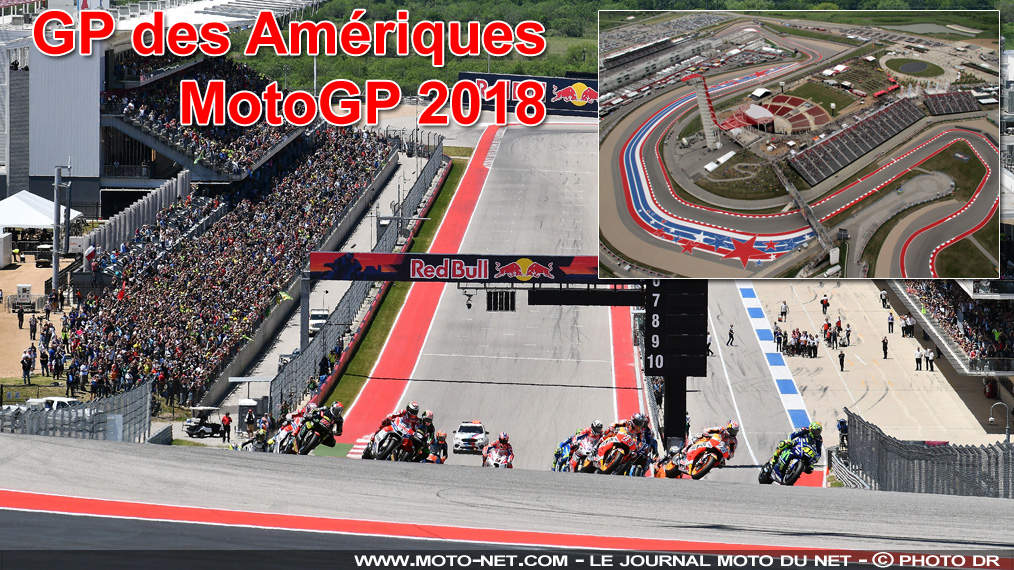 Horaires du GP des Amériques MotoGP 2018 à Austin