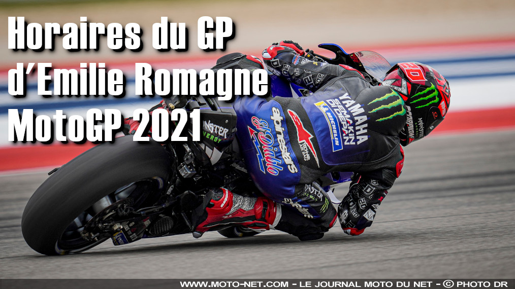 Horaires et objectifs du Grand Prix d’Emilie-Romagne MotoGP 2021