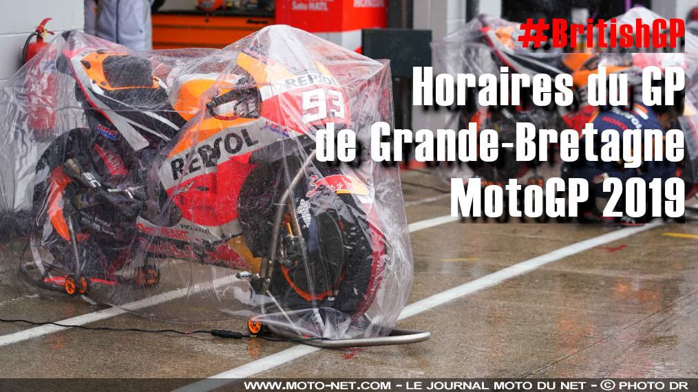 Horaires et enjeux du Grand Prix de Grande-Bretagne MotoGP 2019 à Silverstone