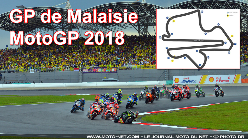Horaires et enjeux du Grand Prix de Malaisie MotoGP 2018