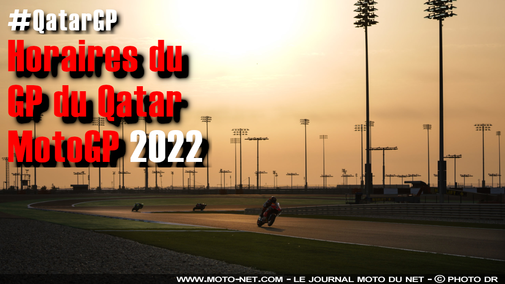 Horaires du GP du Qatar MotoGP 2022