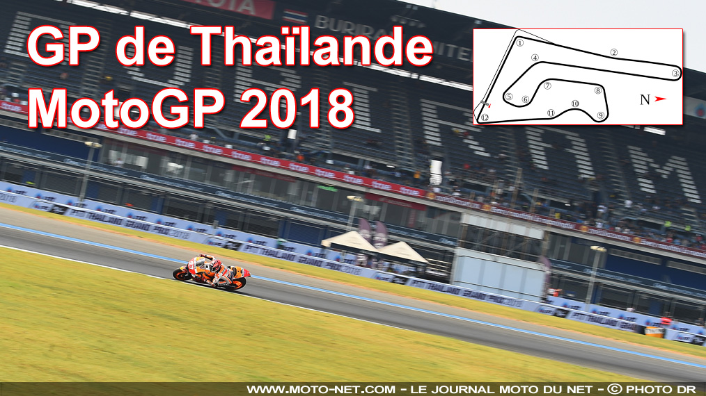 Horaires et enjeux du GP de Thaïlande MotoGP 2018